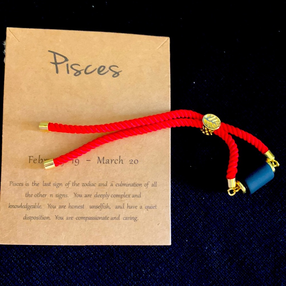 NWT Zodiac sign Pisces bracelet